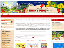 Tablet Screenshot of knihypro.cz